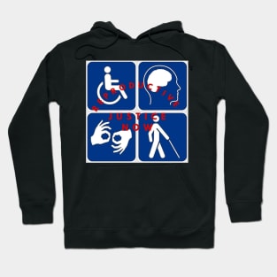 Reproductive Justice Now Disability Hoodie